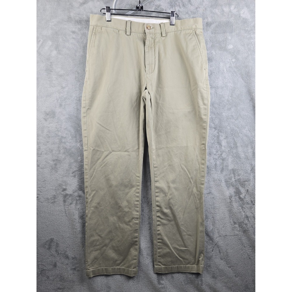 Polo Ralph Lauren Pants Men 34x31 Brown Chino Relaxed Fit Preppy Twill Work